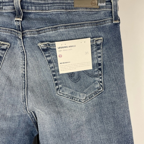 AG Adriano Goldschmied Classic Blue Super Skinny Legging‎ Ankle Women's Jeans - Picture 5 of 6